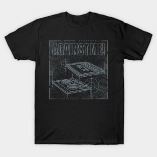 Against Me! - Technical Drawing T-Shirt